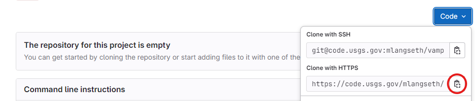 Where to Find Repository URL on GitLab